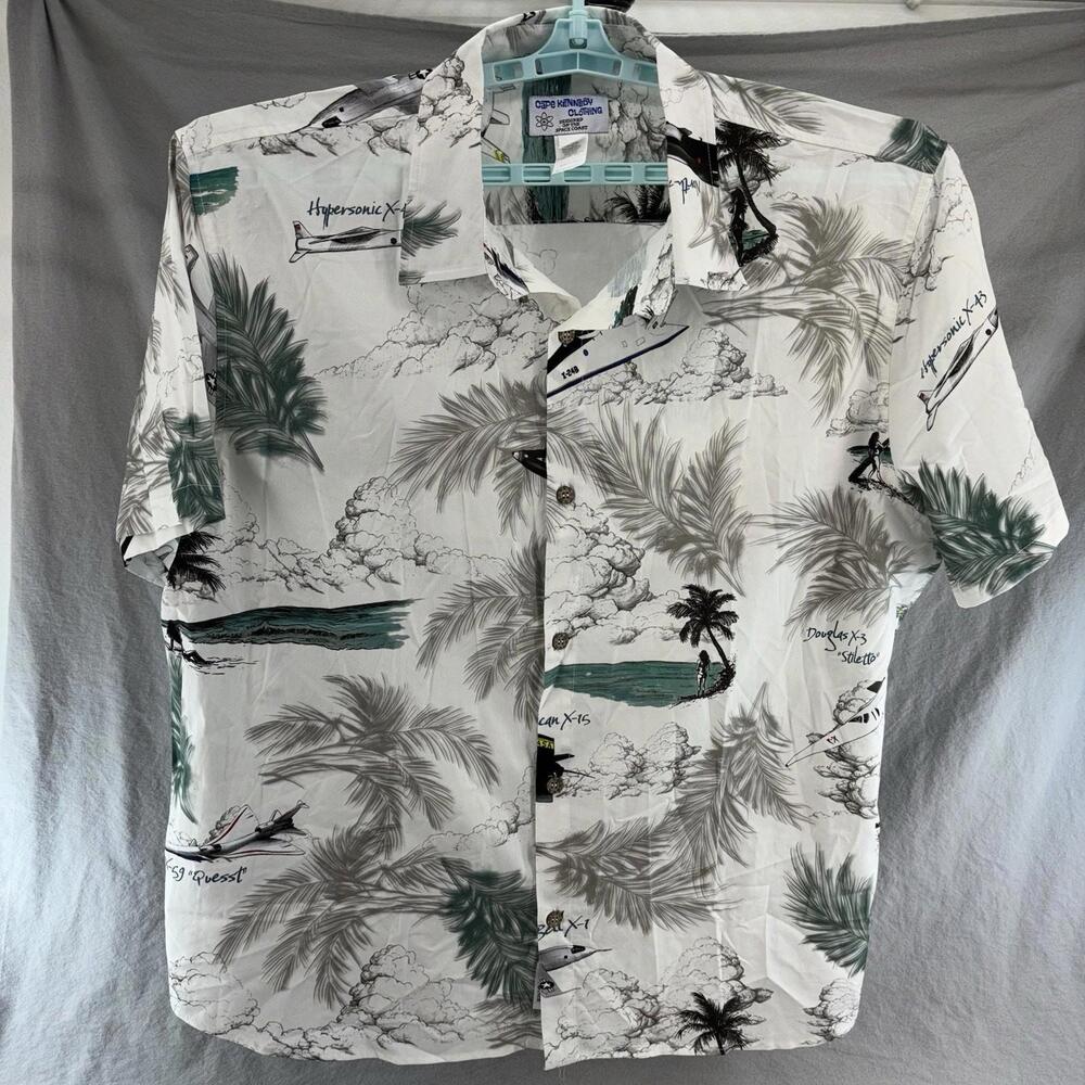 Cape Kennedy Hawaian Shirt Aircraft